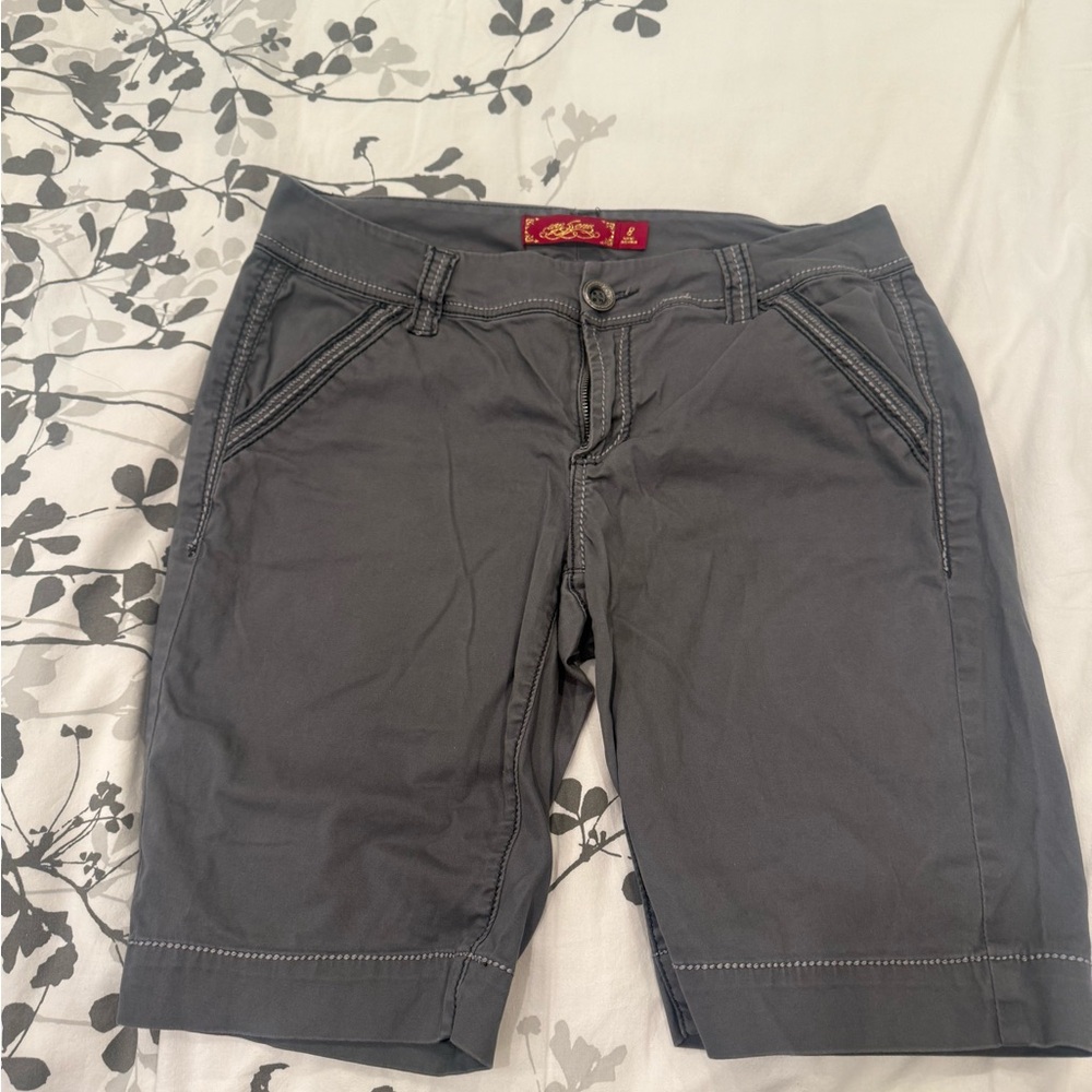 One 5 One Charcoal Women's Bermuda Shorts